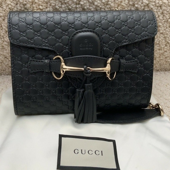 GUCCI Emily Small Microguccissima Leather Shoulder - Picture 2 of 7